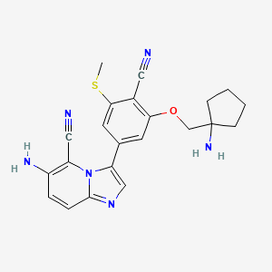 molecular formula C22H22N6OS B12371464 Sik-IN-2 