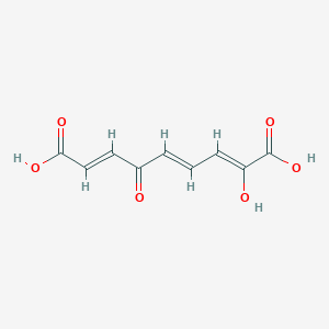 molecular formula C9H8O6 B1237152 2-Hydroxy-6-ketononatrienedioate 