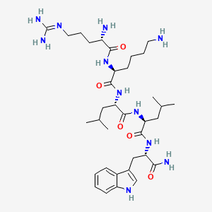 molecular formula C35H59N11O5 B12371558 Rkllw-NH2 