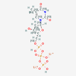 Deoxythymidine-5'-triphosphate-13C10 (dilithium)