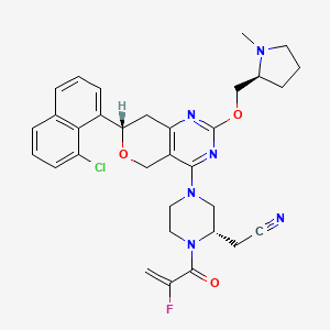 molecular formula C32H34ClFN6O3 B12371577 Talorasib CAS No. 2648584-48-7