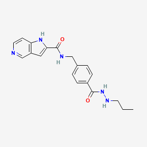 molecular formula C19H21N5O2 B12371595 Hdac/nampt-IN-1 