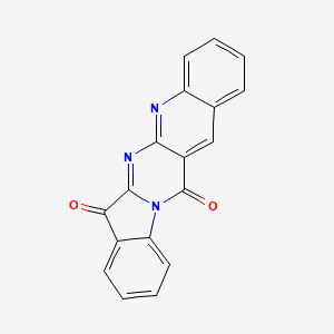 molecular formula C18H9N3O2 B12371621 Antitumor agent-128 