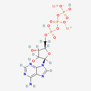 molecular formula C10H14Li2N5O13P3 B12371657 ATP-d14 (dilithium) 