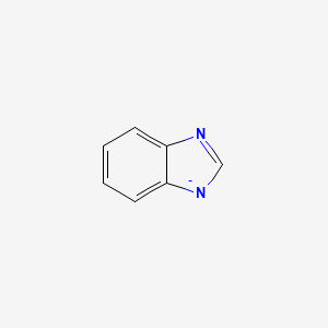 molecular formula C7H5N2- B1237168 Benzimidazolide 
