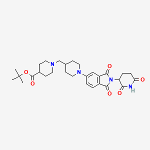 molecular formula C29H38N4O6 B12371684 E3 Ligase Ligand-linker Conjugate 7 