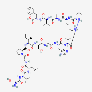 molecular formula C72H118N18O18 B12371689 CMV pp65(13-27) 