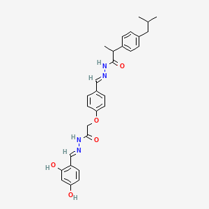 molecular formula C29H32N4O5 B12371694 Antiproliferative agent-46 