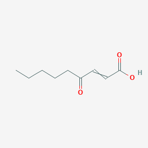 molecular formula C9H14O3 B1237173 4-oxonon-2-enoic Acid 