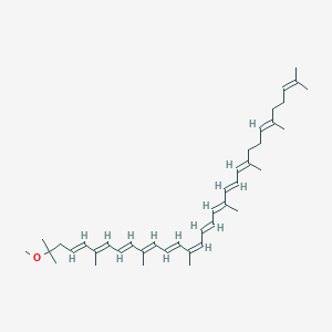 molecular formula C41H60O B1237176 13-cis-Spheroidene 