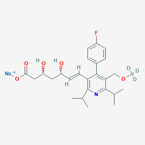 molecular formula C26H33FNNaO5 B12371765 Cerivastatin-D3, Sodium Salt 