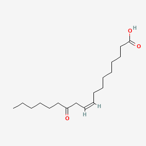 molecular formula C18H32O3 B1237178 12-酮油酸 CAS No. 5455-97-0