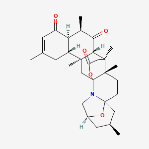 molecular formula C30H41NO5 B1237179 Zoanthamine CAS No. 93426-90-5