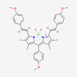 molecular formula C36H31BF2I2N2O3 B12371820 Bodipy bdp4 