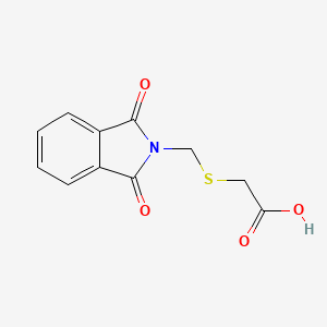 molecular formula C11H9NO4S B12371850 O-Phthalimide-C1-S-C1-acid 