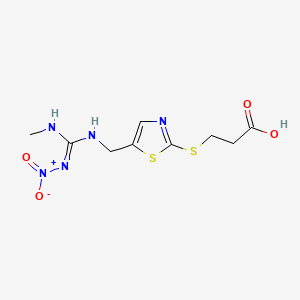 molecular formula C9H13N5O4S2 B12371859 Clothianidin-2-S-propanoic acid 