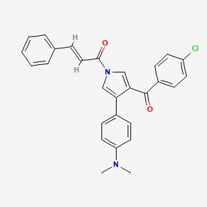 molecular formula C28H23ClN2O2 B12371863 Cox-2/lox-IN-2 