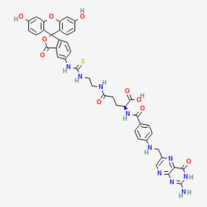 molecular formula C42H36N10O10S B12371891 EC-17 free acid 