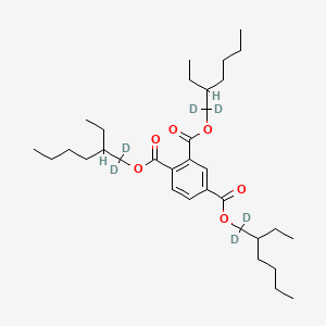 molecular formula C33H54O6 B12371920 Trioctyl trimellitate-d6 