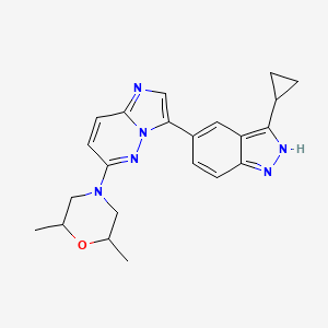 molecular formula C22H24N6O B12371925 Tak1-IN-5 