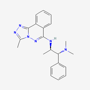 (1R,2R)-N1,N1-Dimethyl-N2-(3-methyl-[1,2,4]triazolo[3,4-a]phthalazin-6-yl)-1-phenylpropane-1,2-diamine