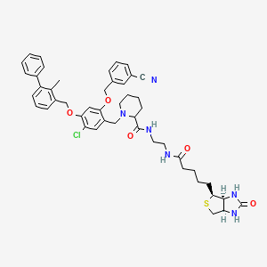 molecular formula C47H53ClN6O5S B12371987 PD-L1 Inhibitor SWS1 