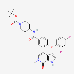 molecular formula C31H32F2N4O5 B12372007 BRD4 Inhibitor-31 