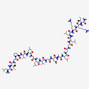 molecular formula C91H165N23O21 B12372009 Bombinin H4 