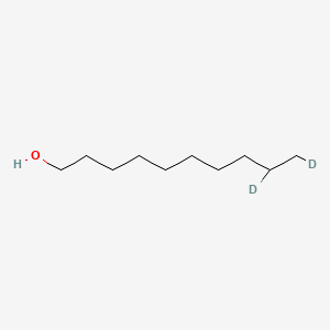 molecular formula C10H22O B12372027 1-Decanol-d2-2 