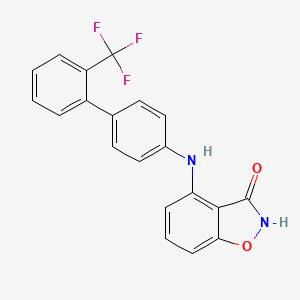 molecular formula C20H13F3N2O2 B12372077 Akr1C3-IN-11 