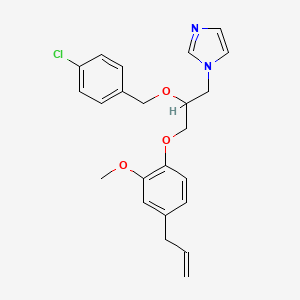 molecular formula C23H25ClN2O3 B12372089 Antifungal agent 67 