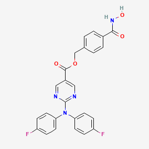 molecular formula C25H18F2N4O4 B12372121 Hdac6-IN-24 