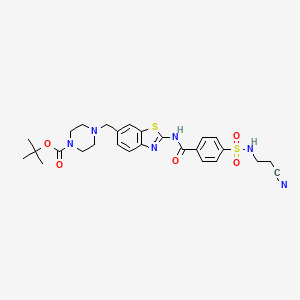 molecular formula C27H32N6O5S2 B12372122 Pcsk9-IN-20 