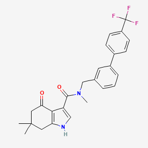 molecular formula C26H25F3N2O2 B12372137 Tgf|ari-IN-7 