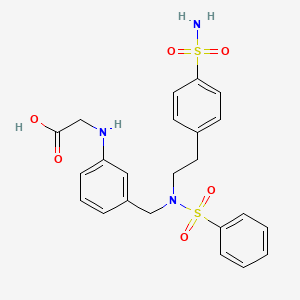 molecular formula C23H25N3O6S2 B12372146 Carbonic anhydrase inhibitor 19 