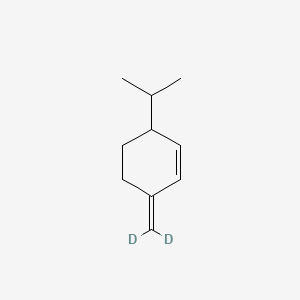 molecular formula C10H16 B12372164 3-(Dideuteriomethylidene)-6-propan-2-ylcyclohexene 