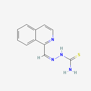 molecular formula C11H10N4S B1237218 1-甲酰异喹啉硫脲 CAS No. 2365-26-6