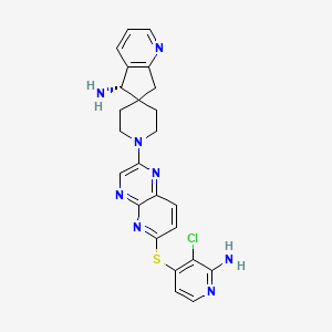 molecular formula C24H23ClN8S B12372233 Shp2-IN-23 