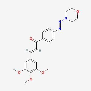 molecular formula C22H25N3O5 B12372236 Iav-IN-2 