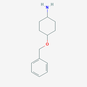 molecular formula C13H19NO B123723 Trans-4-(benzyloxy)cyclohexanamine CAS No. 98454-39-8