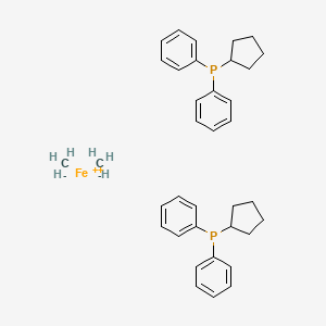 Carbanide;cyclopentyl(diphenyl)phosphane;iron(2+)