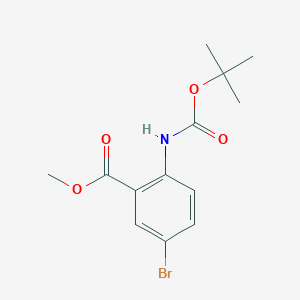 Methyl 5-bromo-2-{[(tert-butoxy)carbonyl]amino}benzoate