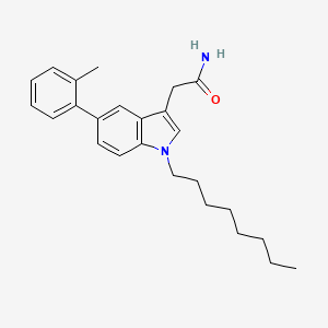 2-(1-octyl-5-o-tolyl-1H-indol-3-yl)acetamide