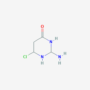 2-Amino-6-chloro-1,3-diazinan-4-one