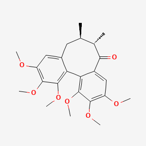 molecular formula C24H30O7 B12372358 Schisantherin S 