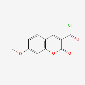 molecular formula C11H7ClO4 B1237238 3-Chloroformyl-7-methoxycoumarin CAS No. 51867-62-0