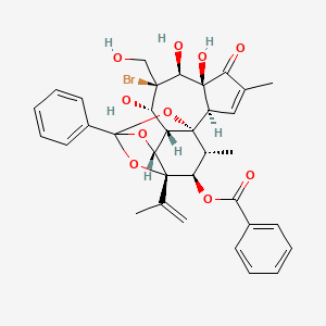 molecular formula C34H35BrO10 B12372383 Importin |A1-IN-1 