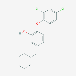 molecular formula C19H20Cl2O2 B12372427 5-(Cyclohexylmethyl)-2-(2,4-dichlorophenoxy)phenol 