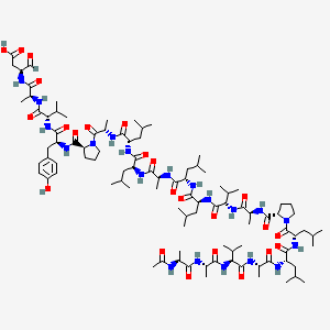 molecular formula C97H160N20O24 B12372431 Ac-AAVALLPAVLLALLAP-YVAD-CHO 