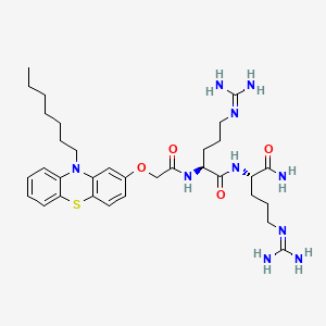 molecular formula C33H50N10O4S B12372441 Antibacterial agent 153 